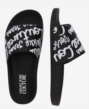 Sandalia Versace Jeans Couture para mujer Negra